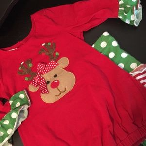 FUN HOLIDAY MATCHING SET. SIZE 5.